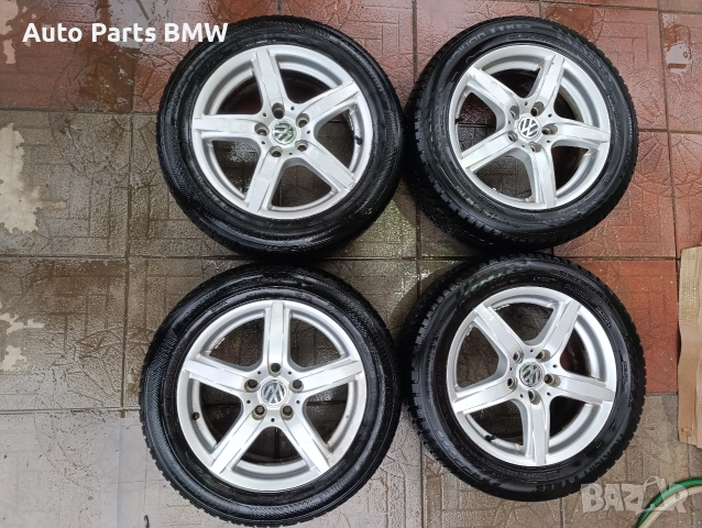 Джанти VW Audi 16 цола 5х112 с гуми 205 55 16, снимка 15 - Гуми и джанти - 54610877