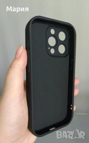 Кейс iPhone 15 Pro Чисто Нов Черен Мат Матиран ефект, снимка 7 - Калъфи, кейсове - 55266009