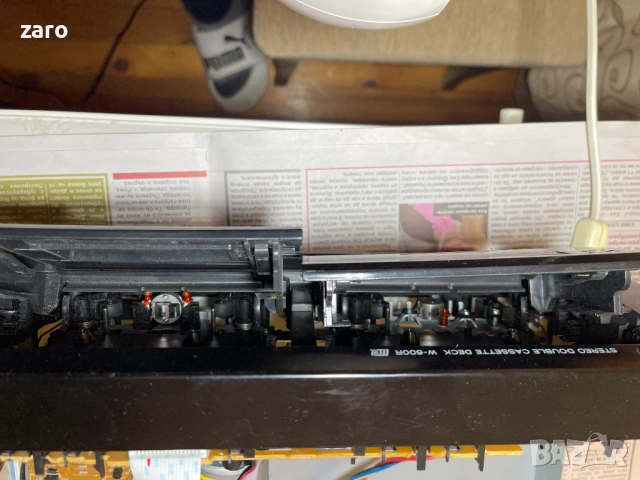 Двукасетъчен дек Teac W-600R с механичен проблем, снимка 9 - Декове - 54057825