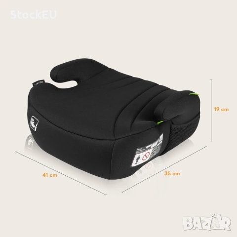 Детска седалка за кола Lionelo Luuk isize Black Carbon Бустер Столче за кола, снимка 8 - Столчета за кола и колело - 54440700