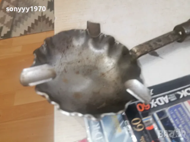 ПЕПЕЛНИК С ДРЪЖКА 36СМ 0908261635L4, снимка 6 - Антикварни и старинни предмети - 55605016