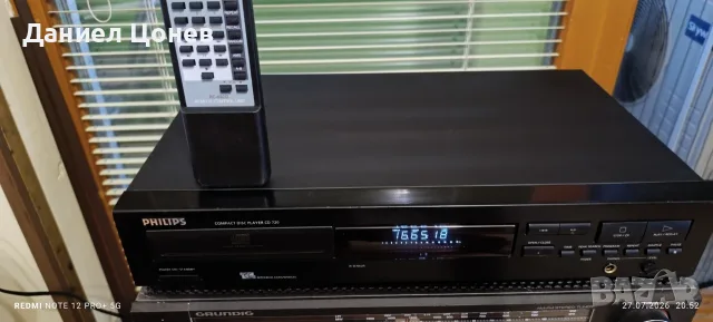 PHILIPS модел CD 720, снимка 16 - Аудиосистеми - 55436267