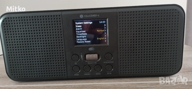 Радио GoGEN DAB 800 BTC, Bluetooth, цветен LCD