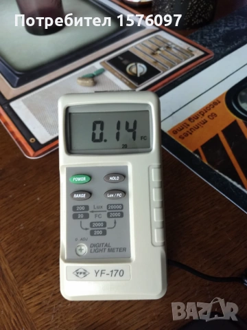 Дигитален луксомер / светломер YFE YF-170, снимка 2 - Друга електроника - 53950224