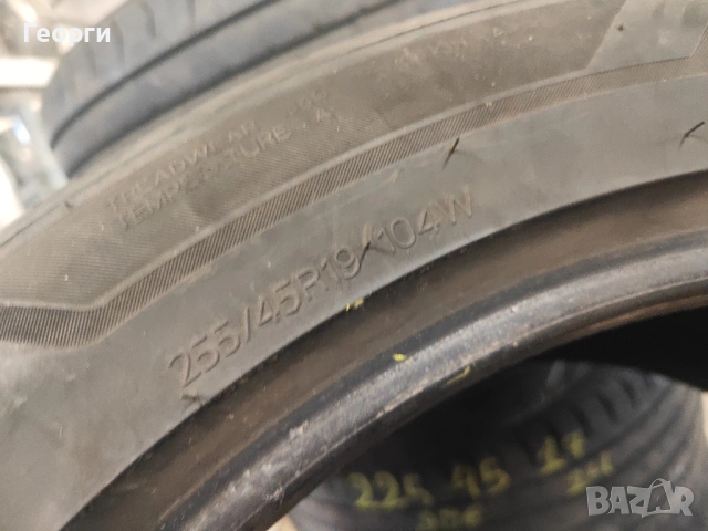 2бр.летни гуми 255/45/19 Hankook, снимка 7 - Гуми и джанти - 54717142