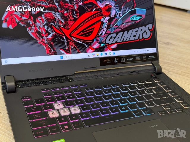 15.6’FHD IPS 300Hz/Ryzen 7-6800H/Nvidia RTX 3060 6GB/Asus ROG Strix/16GB DDR5/1TB SSD, снимка 9 - Лаптопи за игри - 54915746