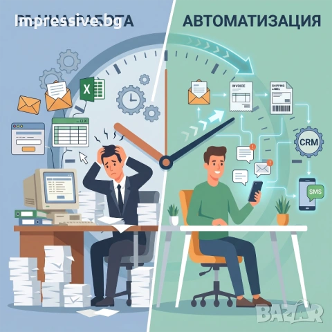Бизнес Автоматизация и Синхронизация | Спестете 20+ часа седмично