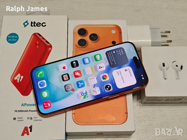 Като нов iPhone 17 Pro Max 256 GB.Гаранция+Airpods 4 , снимка 5 - Apple iPhone - 54809714