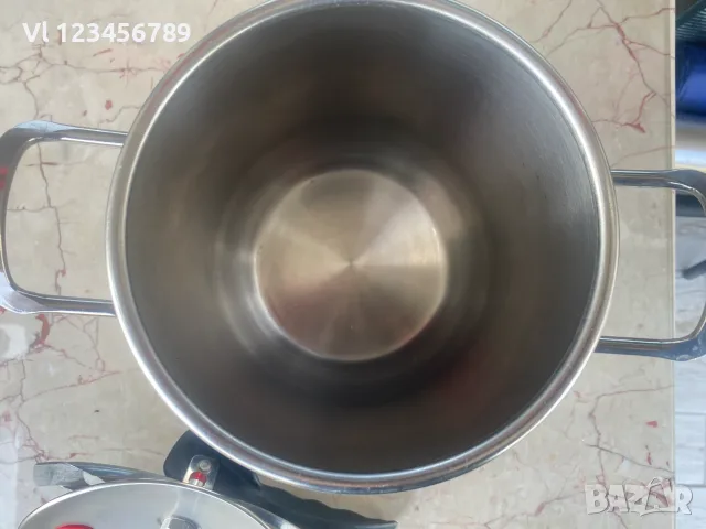 Тенджера под налягане /херметическа/ Maxstar  5 L / инокс , снимка 5 - Съдове за готвене - 55513472