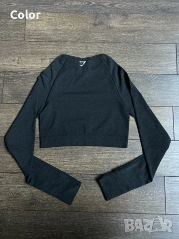 Дамски фитнес топ Gymshark, снимка 3 - Спортни екипи - 55483305
