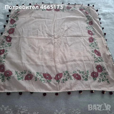 Памучни Шалове/Кърпи за глава , снимка 12 - Шалове - 55401497