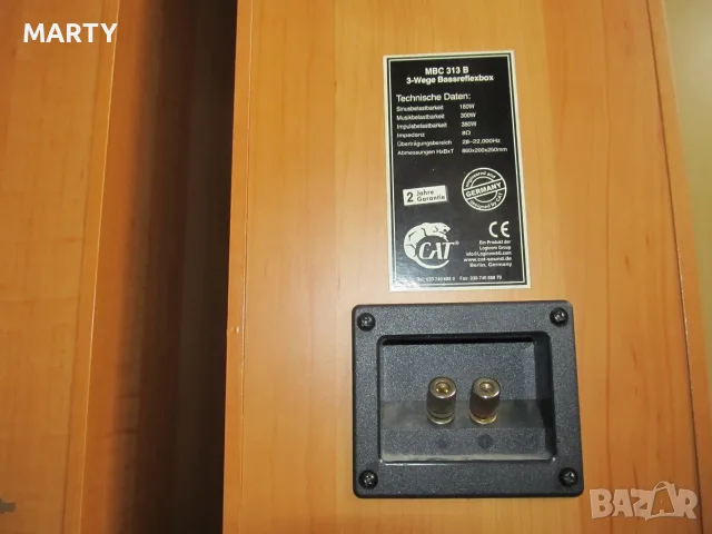 тонколони трилентови CAT MBC 313 B , снимка 6 - Тонколони - 55532496