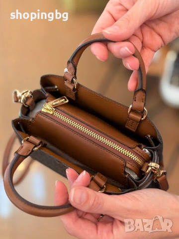 Дамска чанта Michael Kors REED Brown, снимка 5 - Чанти - 54764571