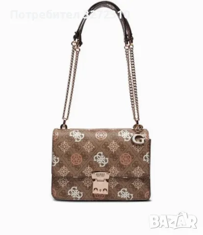 Дамска чанта Guess Eliette HWPS93 15210 бежова, снимка 3 - Чанти - 55381792