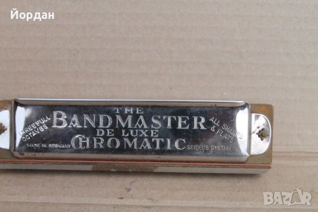Немска хармоника ''Banomaster Chromatic'', снимка 3 - Антикварни и старинни предмети - 54477227