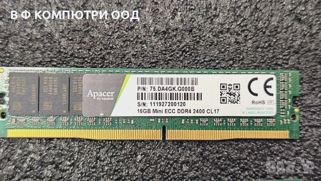 МИНИ Рам памет Apacer , снимка 5 - RAM памет - 55219114