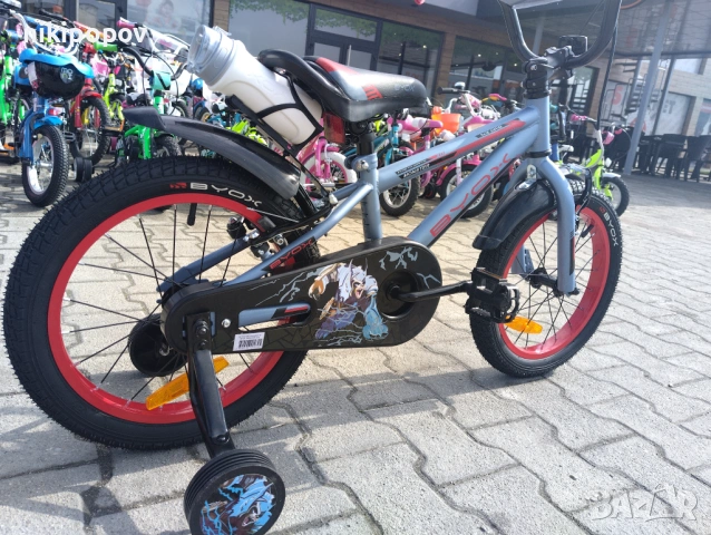X Детски велосипед 16" MONSTER сив, снимка 5 - Велосипеди - 54395124