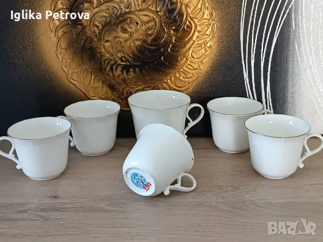 Чаши костен порцелан Ралица, снимка 3 - Колекции - 55502708
