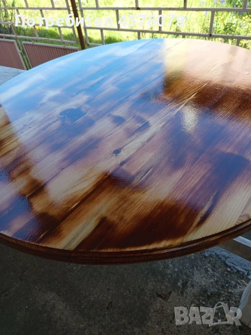 маси с нови стойки и дървени плотове, снимка 6 - Други стоки за дома - 54227074