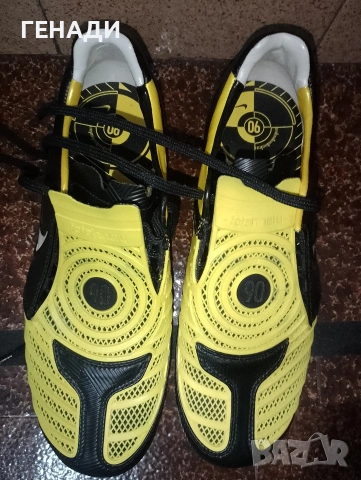 Бутонки Nike T90 Laser II yellow air zoom 40,5 размер., снимка 9 - Спортни обувки - 54284502