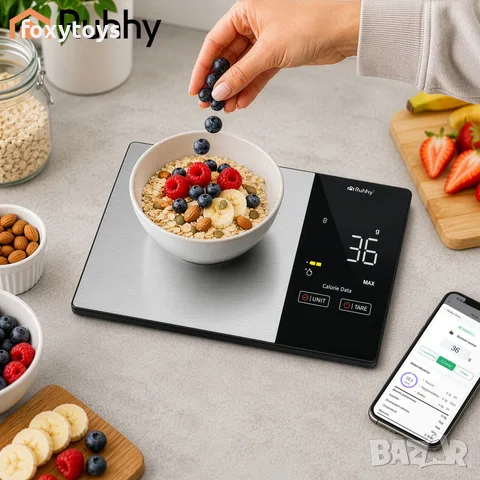 Смарт кухненска Bluetooth везна Ruhhy 24632, снимка 4 - Електронни везни - 55454602