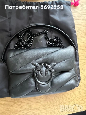 Оригинална дамска чанта Pinko LOVE mini pinko Пинко, снимка 3 - Чанти - 54596192