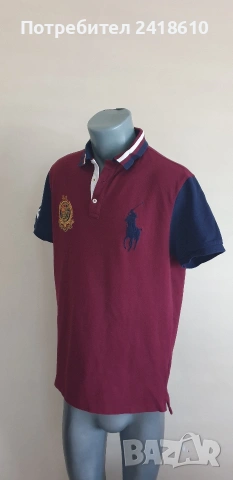 POLO Ralph Lauren Pique Cotton  Custom Slim Fit Mens Size L  ОРИГИНАЛ! Мъжка Тениска!, снимка 2 - Тениски - 55143319