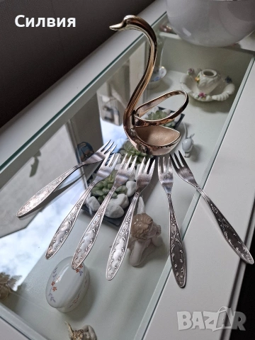 Руски вилички- 6 броя , снимка 10 - Антикварни и старинни предмети - 54234357