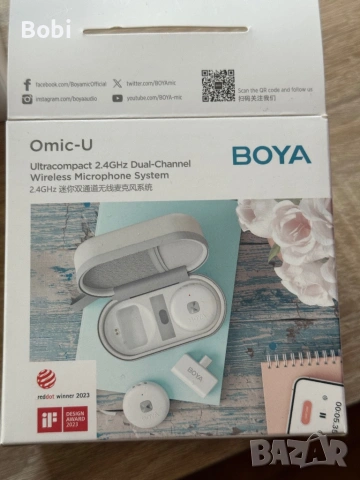 BOYA Omic-U безжична микрофонна система, снимка 8 - Микрофони - 54333788