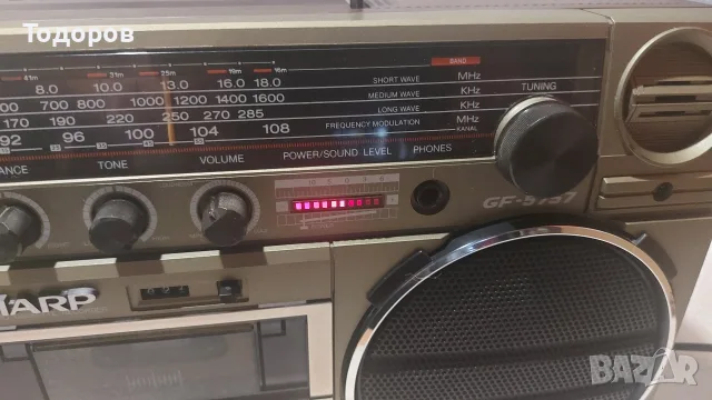 Sharp GF-5757HB Stereo Radio Cassette Recorder , снимка 8 - Радиокасетофони, транзистори - 55353776