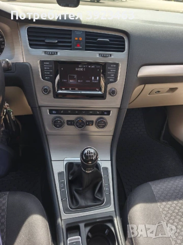 Volkswagen Golf 7 1.4 TGI 2014 г. Фабричен Метан, снимка 12 - Автомобили и джипове - 54029207