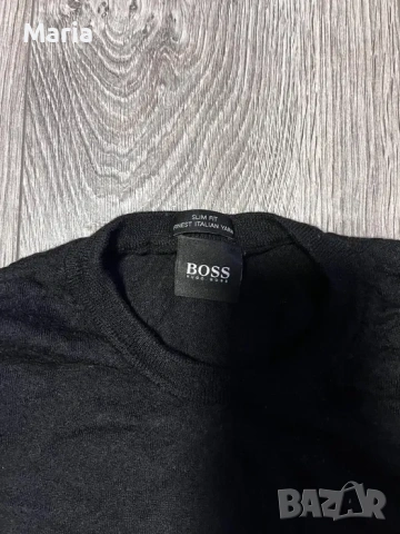 Hugo Boss мъжка вълнена блуза оригинална размер С-М, снимка 2 - Блузи - 54529461