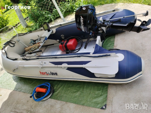 Надуваема лодка Honda Marine T30 с Извънбордов двигател Mercury F6M 6 к. с
