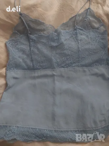 Gustommade Size M 100% Коприна , снимка 2 - Потници - 55475676