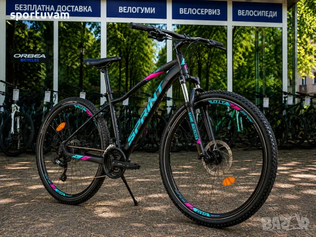 НОВ Планински Велосипед Maverick Lady 27.5 Black Matte / Reseda Violet - БЕЗПЛАТНА ДОСТАВКА, снимка 4 - Велосипеди - 55390451
