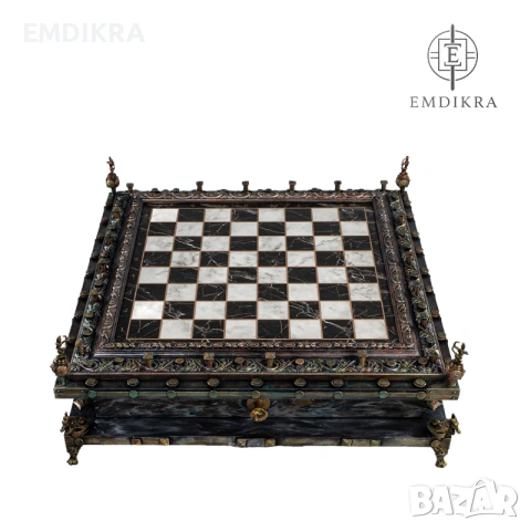 Шах ръчна изработка RELIC - Board, снимка 2 - Шах и табла - 54901461