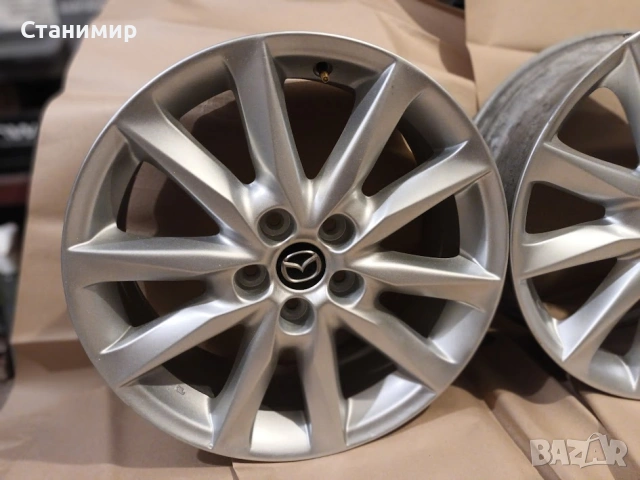 Оригинални алуминиеви джанти МАЗДА MAZDA R18 5x114.3 ET50 7J, снимка 2 - Гуми и джанти - 55137165