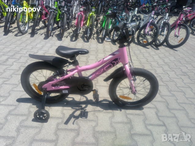 X Детски алуминиев велосипед 16" SPECIAL розов, снимка 2 - Велосипеди - 54395367