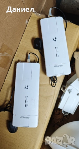 5Ghz 1Gbit/s+ WiFi bridge Ubiquiti AirFIBER 5X HD (x2), снимка 3 - Мрежови адаптери - 54071497