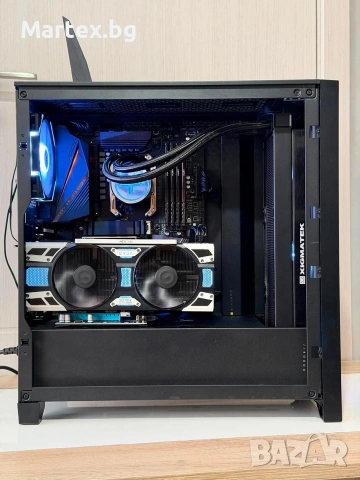 Геймърски компютър Ryzen 5 5600x, GTX 1080, 32GB, водно охлаждане, снимка 11 - Геймърски - 55191694