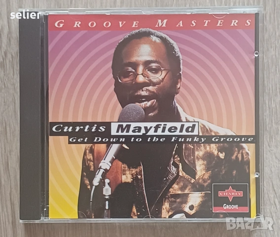 Curtis Mayfield ‎– Get Down To The Funky Groove Оригинален диск Издание 🇬🇧 UK 1994г Стил:FUNK , SO