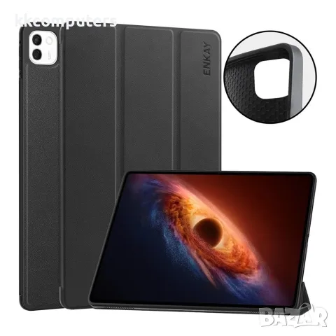 ENKAY HAT PRINCE за Honor MagicPad 4 / MagicPad 3 Pro 12.3" Кожен TPU Калъф Tri-Fold Стойка със Скри, снимка 4 - Калъфи, кейсове - 55525587