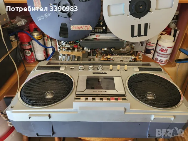 Sanyo M9830K радиокасетофон, снимка 7 - Радиокасетофони, транзистори - 55357502