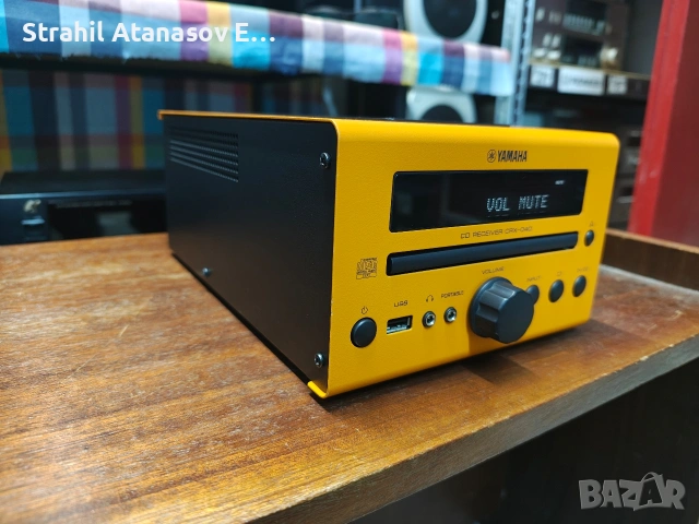 YAMAHA CRX-040 Микро Hi-Fi Ресивър, CD, USB, iPod, Bluetooth , снимка 4 - Аудиосистеми - 55008163