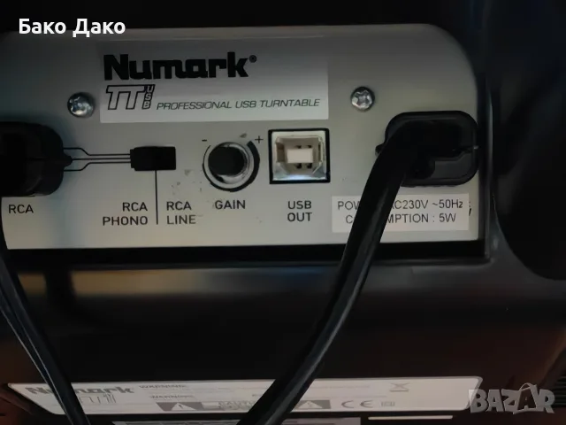 Грамофон DJ Numark TT USB, снимка 4 - Грамофони - 55492729