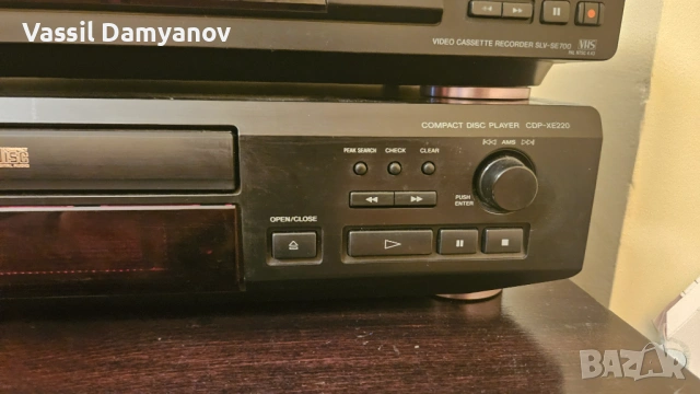 SONY SLV-SE700 VIDEO и SONY CDP-XE220 CD PLAYER, снимка 2 - Аудиосистеми - 54661639