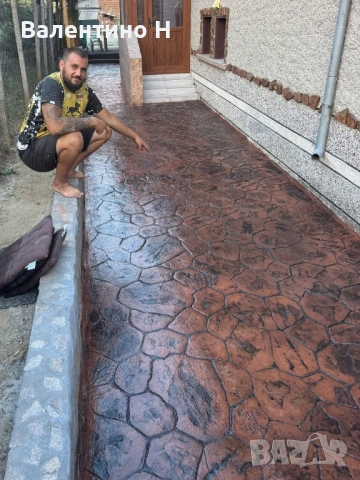 🍀USA ЩАМПОВАН БЕТОН 🍀, снимка 8 - Ремонти на къщи - 52389842
