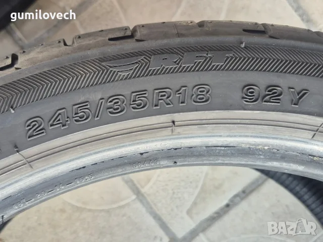 2бр.летни гуми 245/35/18 92Y Bridgestone , снимка 6 - Гуми и джанти - 55320260