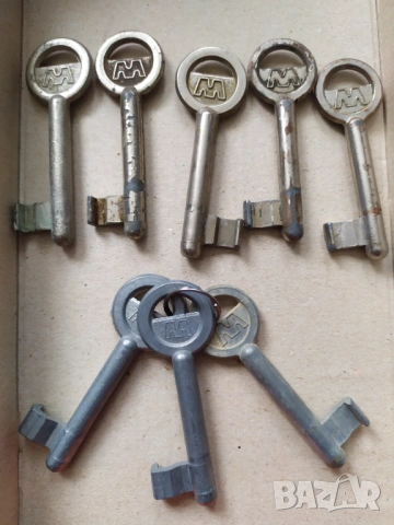 Стари ключове от соца, снимка 2 - Антикварни и старинни предмети - 54214274