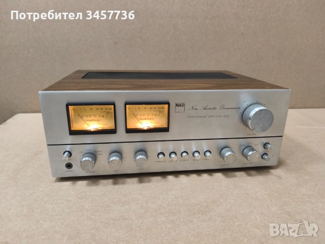 Стерео усилвател NAD 3030 Винтидж красавец , снимка 5 - Ресийвъри, усилватели, смесителни пултове - 54842483